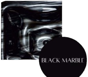 Marmor-Optik schwarz